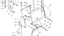 Крышка 154-54-46120 Komatsu