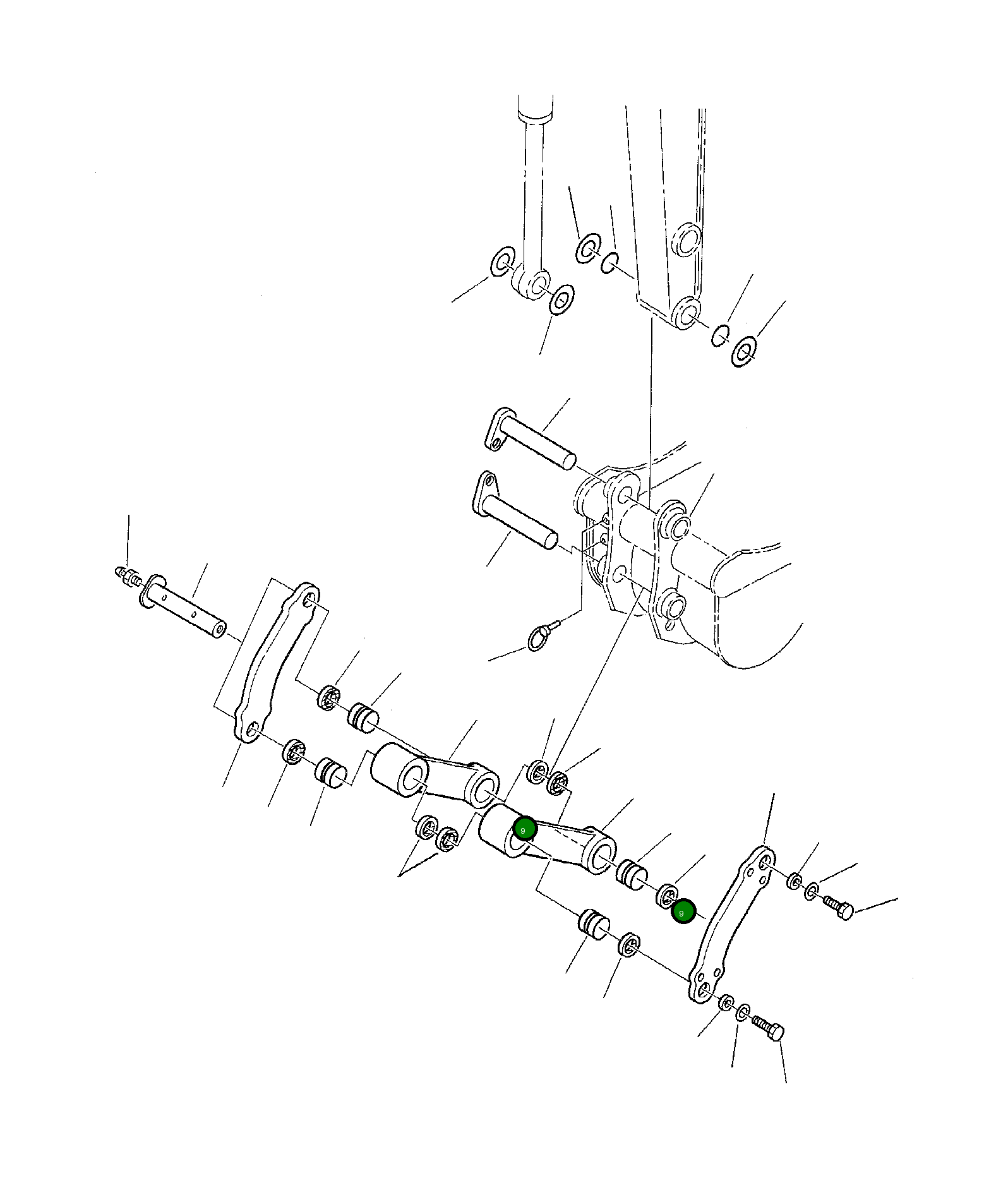 Рычаг 3F3091600 Komatsu