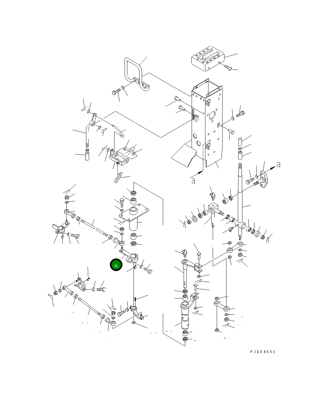 Рычаг 175-43-41220 Komatsu