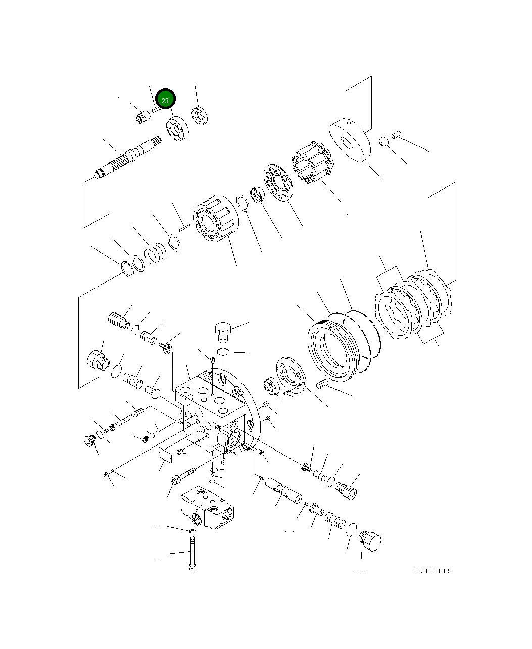 Подшипник TZNJ207R1SH6C3 Komatsu