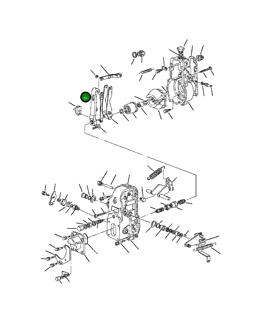 Рычаг YMX15423-64100 Komatsu