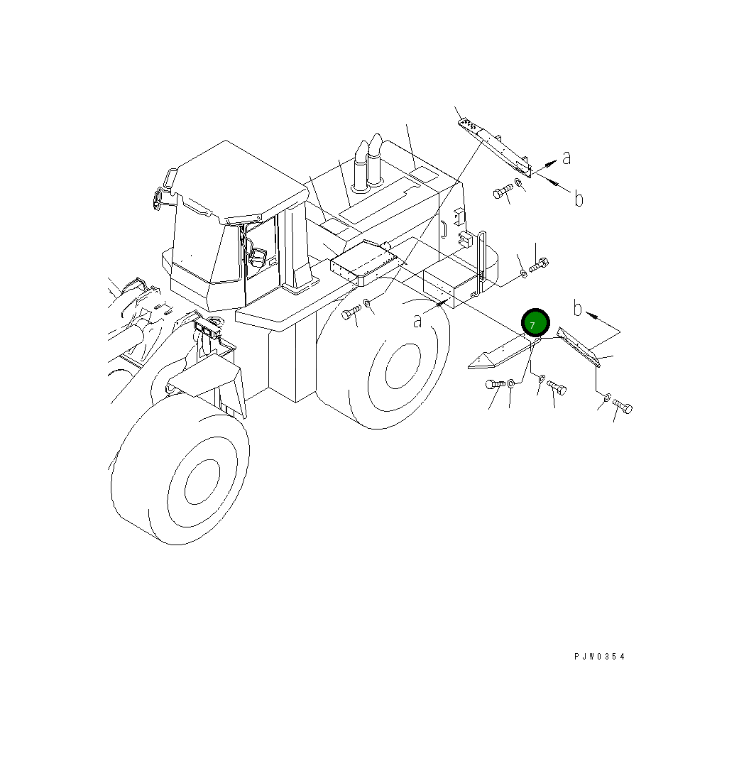 Крышка 427-T86-2310  Komatsu