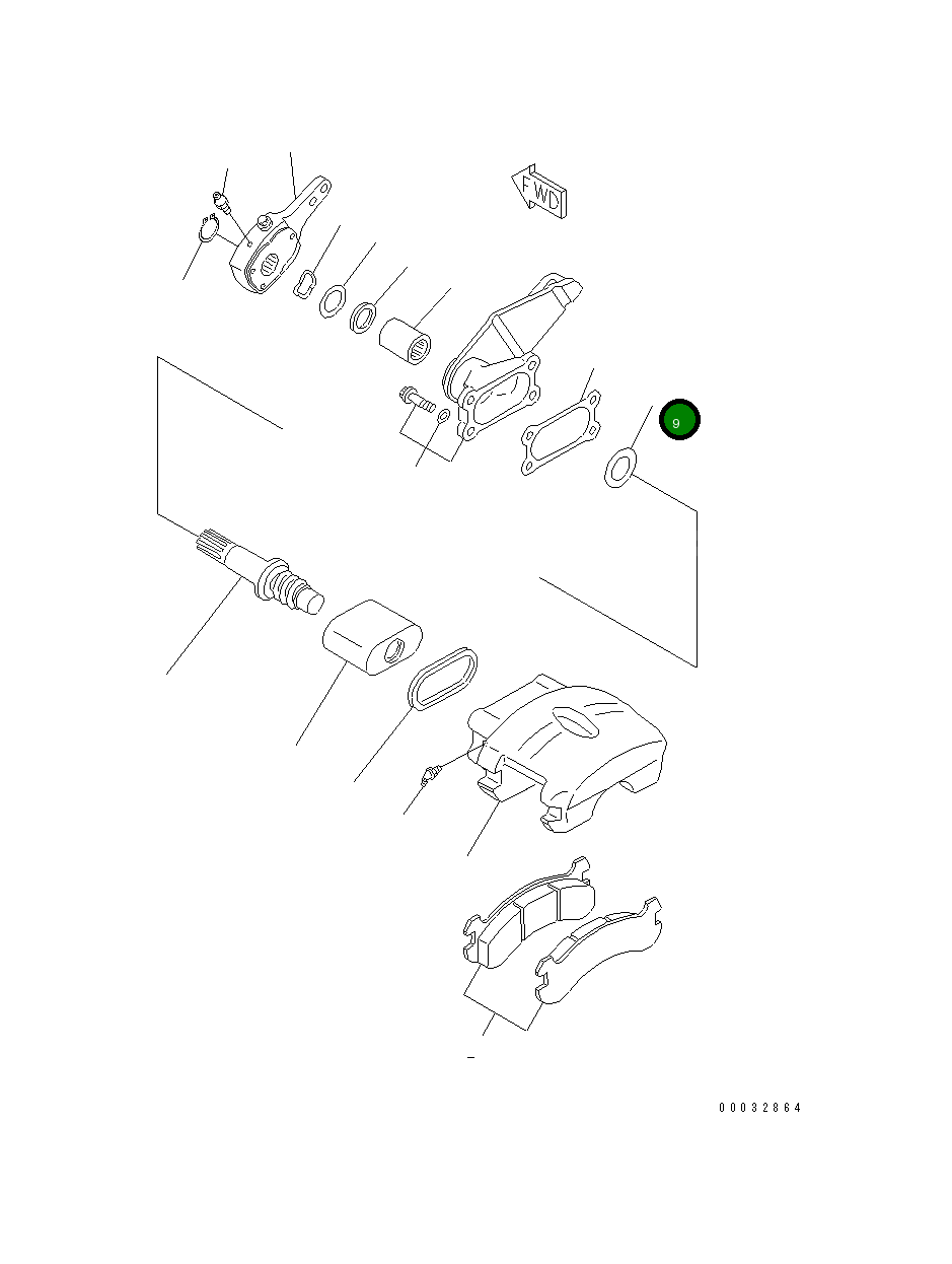 Подшипник 425-32-15250 Komatsu