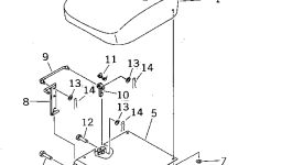 Рычаг 20M-57-71461 Komatsu