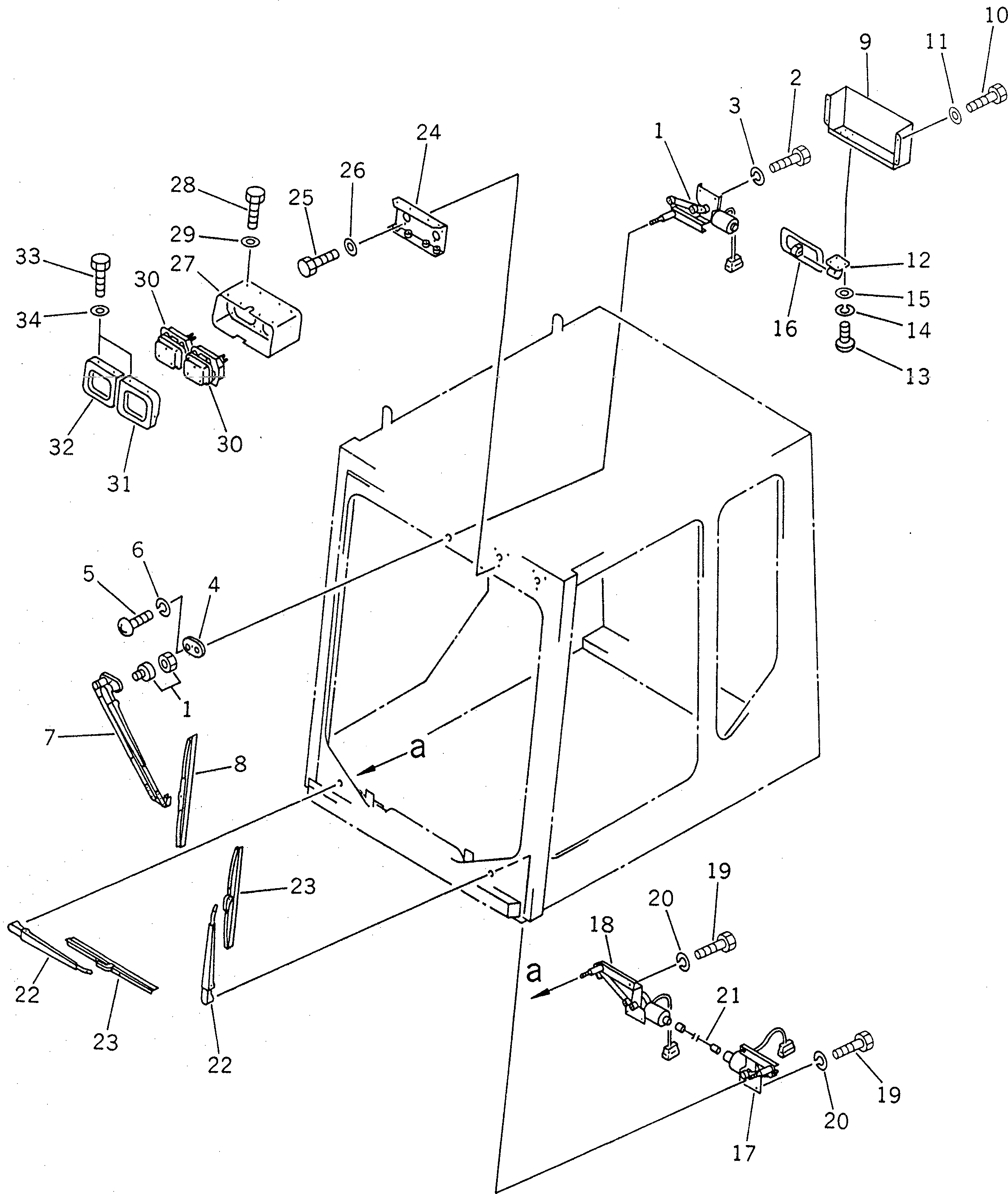 Крышка 21T-54-71441  Komatsu