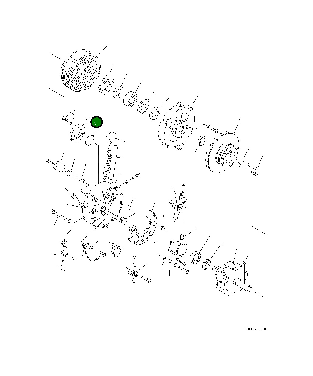 Крышка SD2202-02500X0  Komatsu
