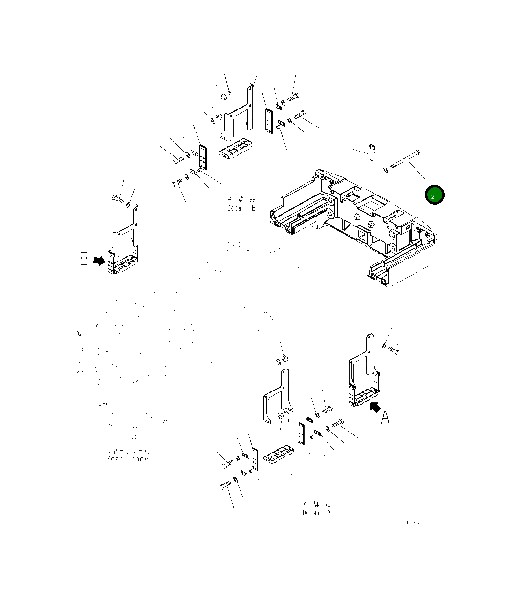 Болт 416-T80-4980 Komatsu