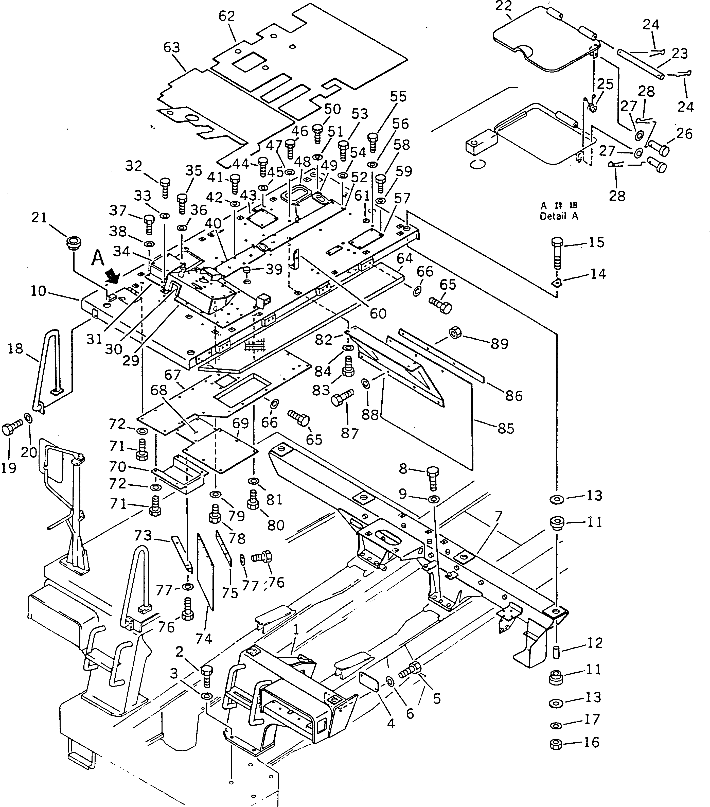 Крышка 567-54-61390  Komatsu