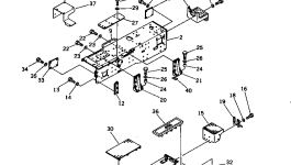 Кронштейн 195-54-22640 Komatsu