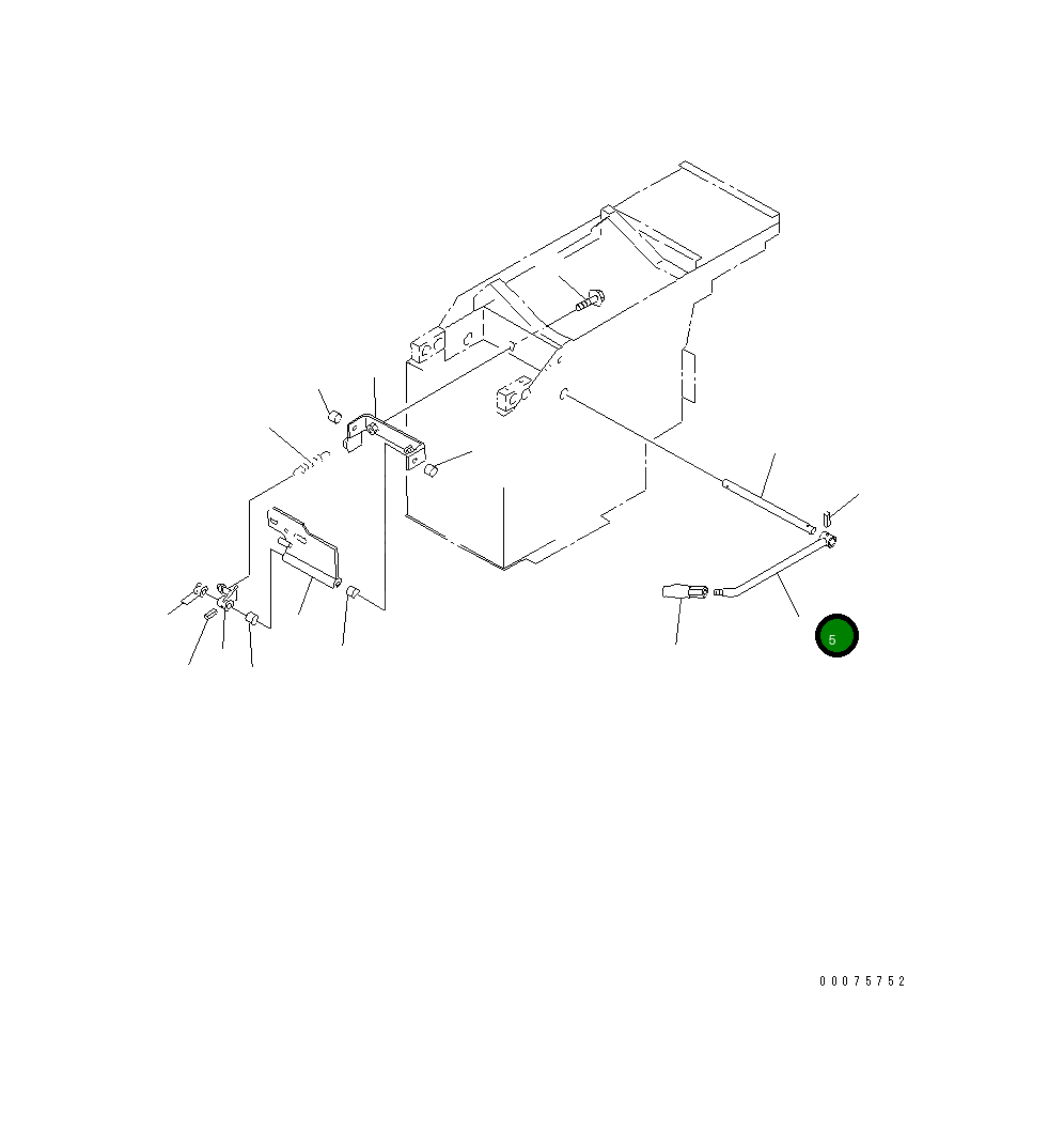Рычаг 426-07-21231 Komatsu