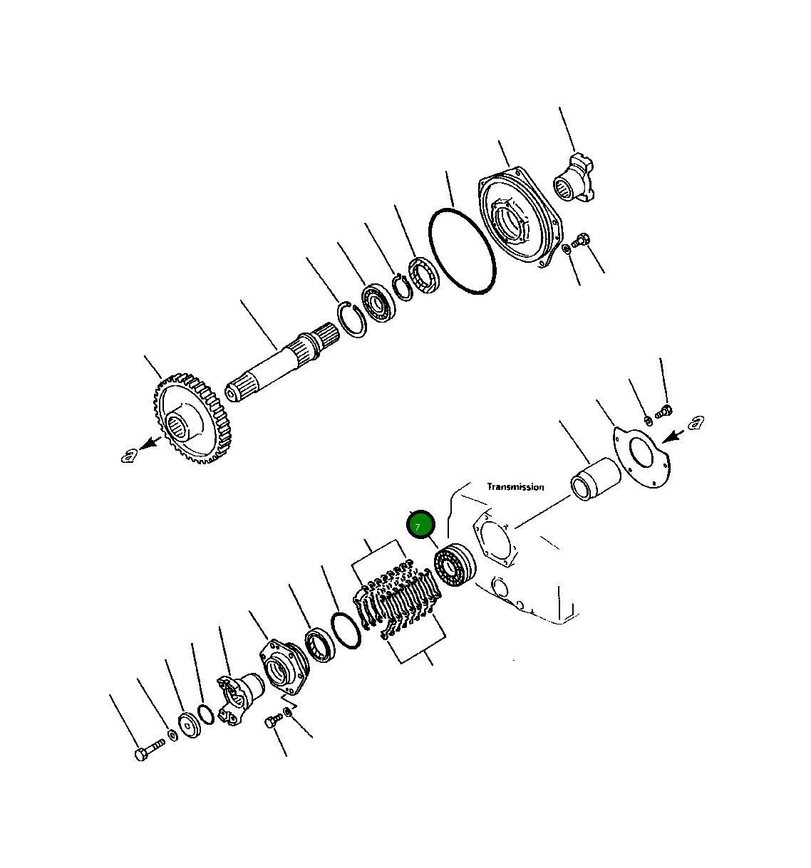 Подшипник 423-15-13390 Komatsu