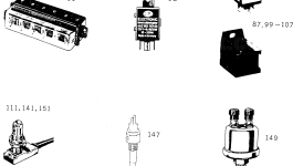 Предохранитель, 10A BW066453 Komatsu