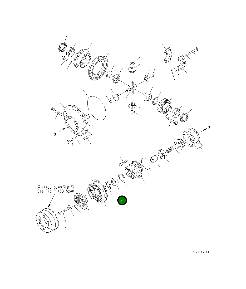 Подшипник 21J-23-11640 Komatsu