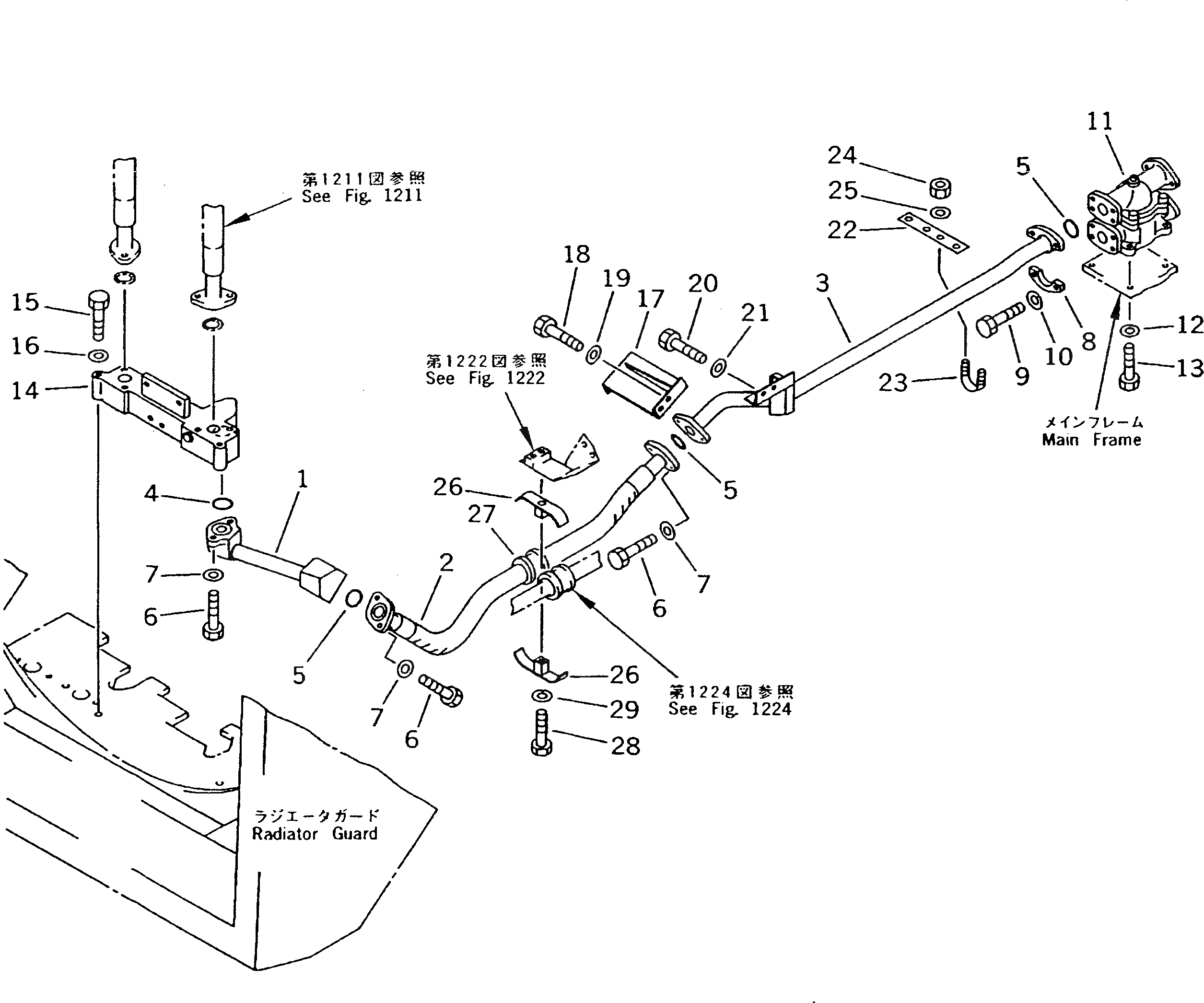 Крышка 198-03-56780 Komatsu