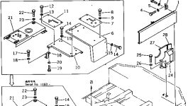 Крышка 20G-54-11781 Komatsu