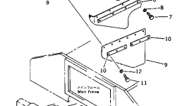 Крышка 262-97-53812 Komatsu