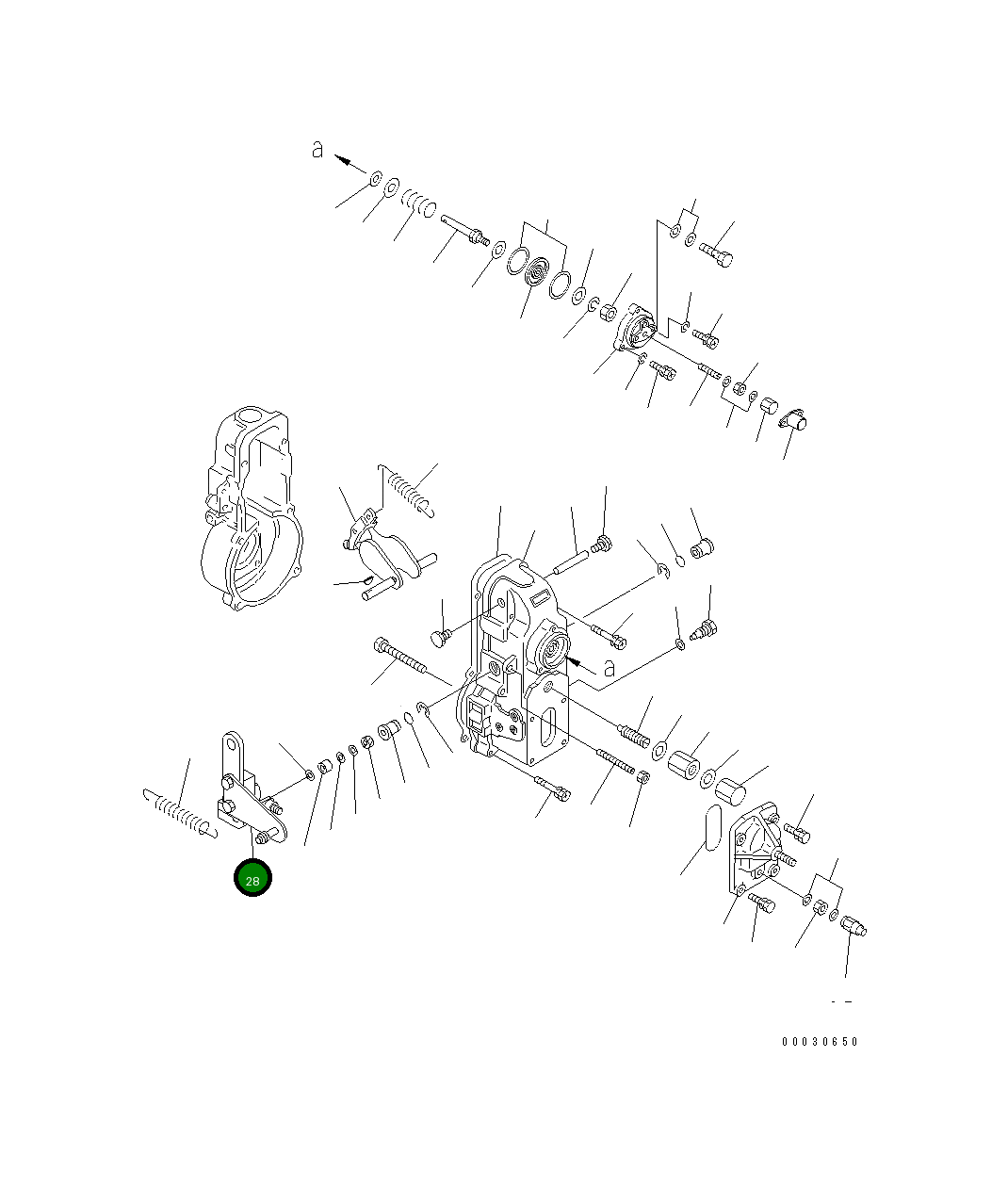 Рычаг DK154396-8620 Komatsu