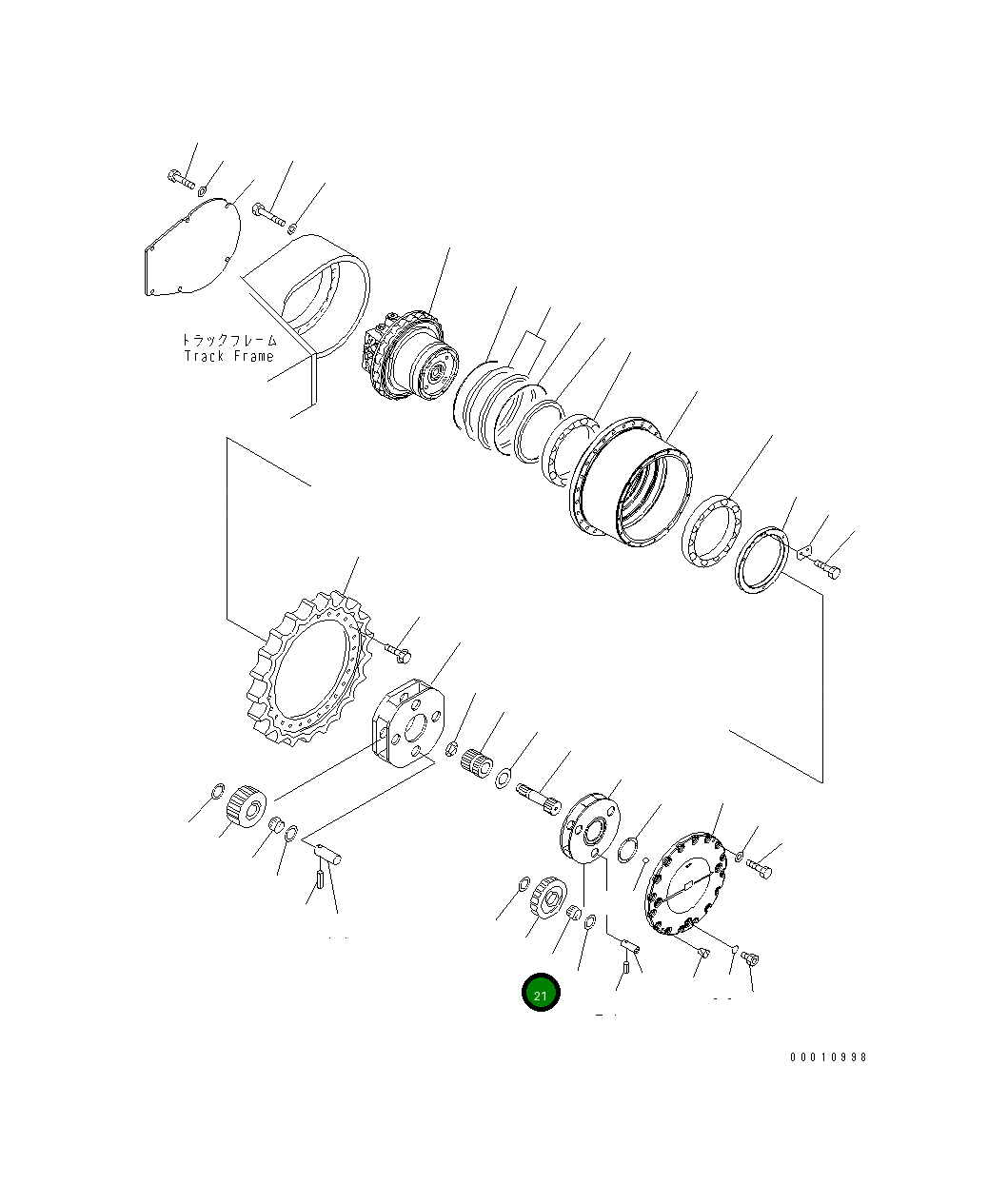 Подшипник 208-27-71720 Komatsu