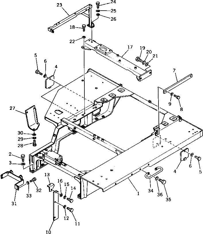 Крышка 195-54-17151 Komatsu