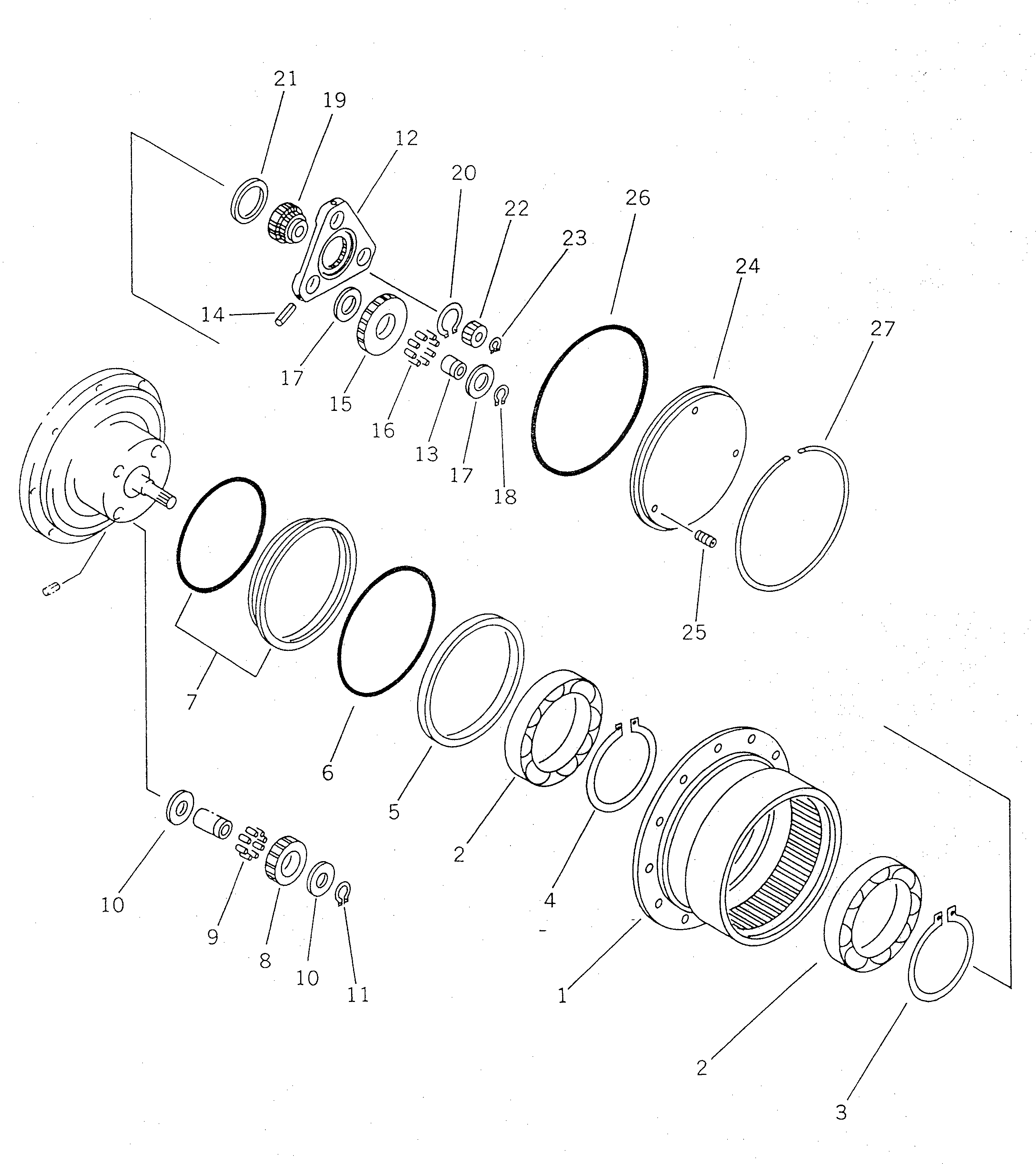 Подшипник 20W-60-12420 Komatsu