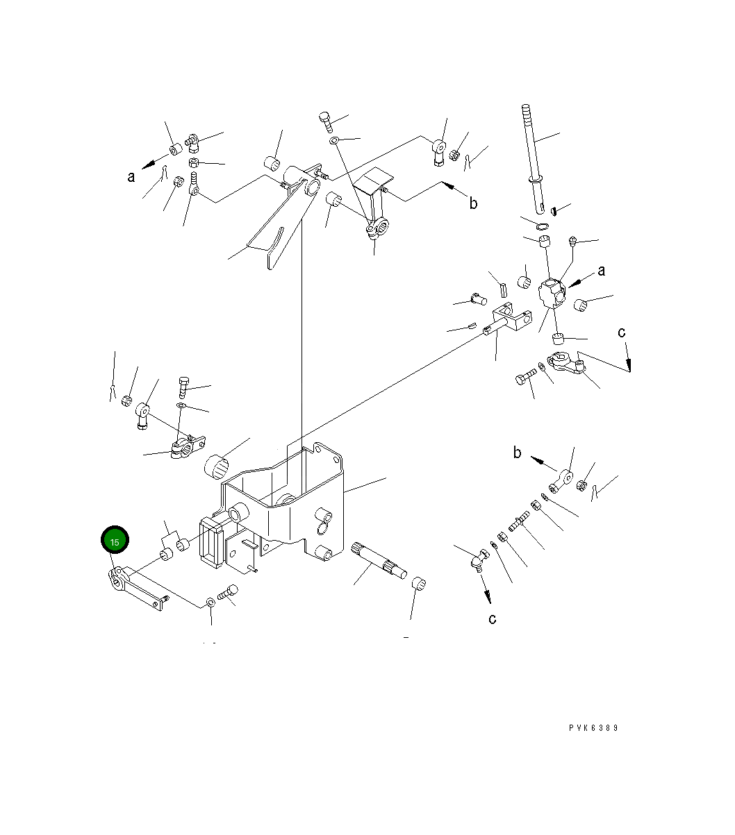 Рычаг 114-43-51710 Komatsu