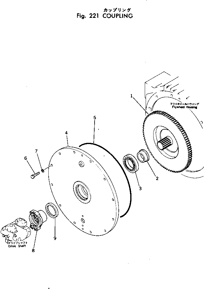 Крышка 262-19-12110 Komatsu