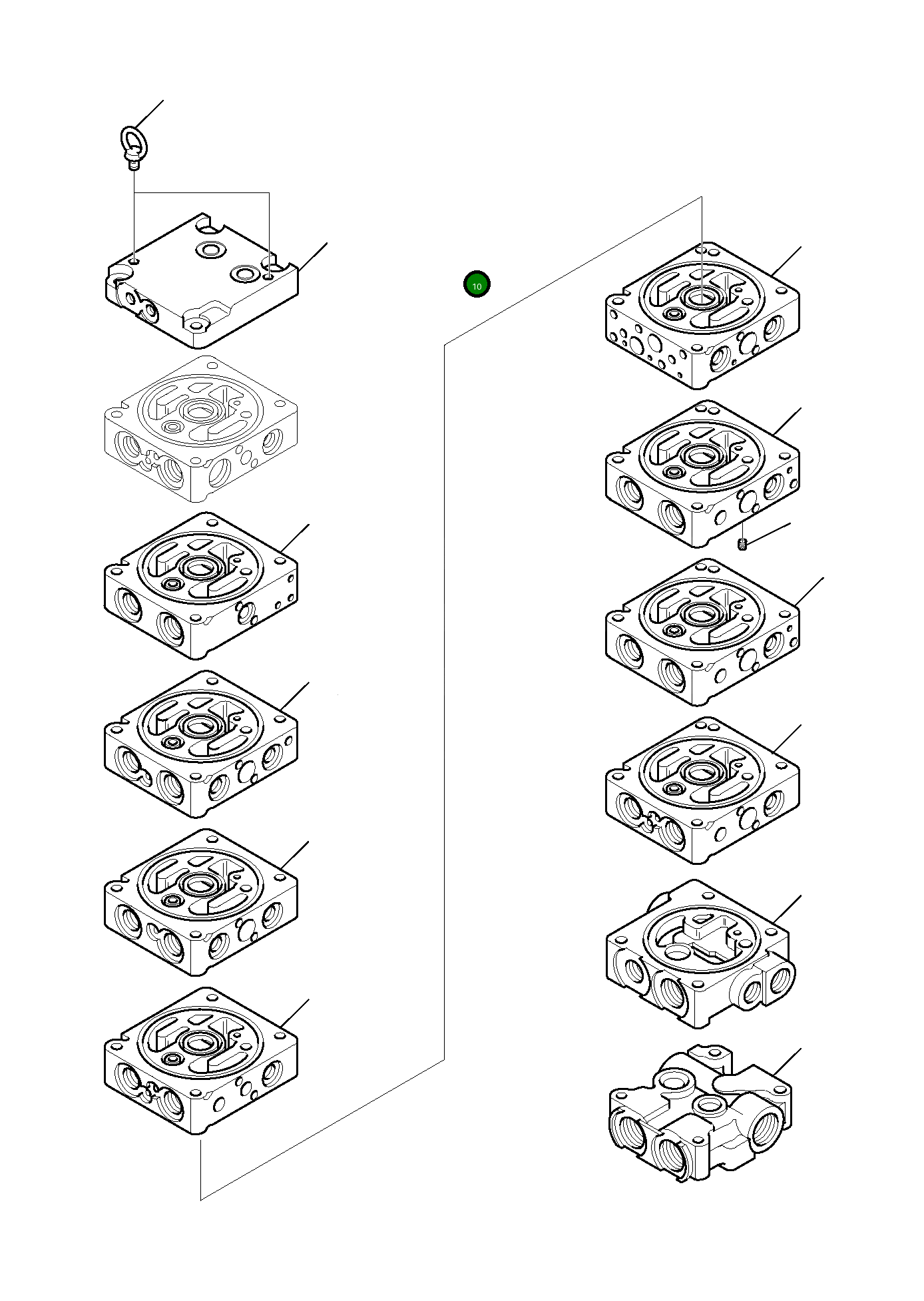 Крышка 890001918 Komatsu