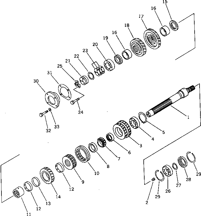 Подшипник 14F-14-87280 Komatsu