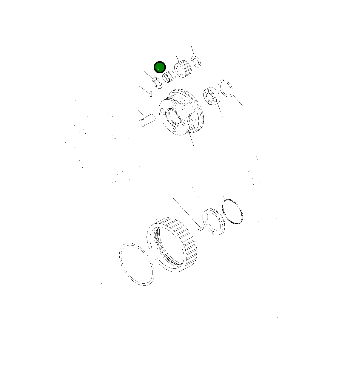 Подшипник 425-15-39410 Komatsu