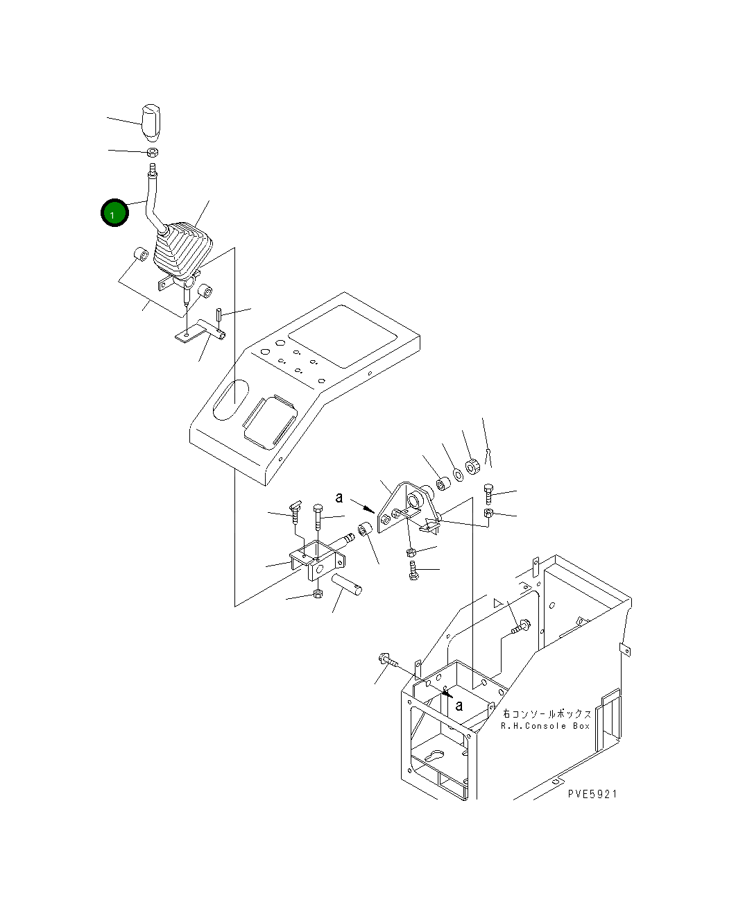 Рычаг 417-V88-2180 Komatsu