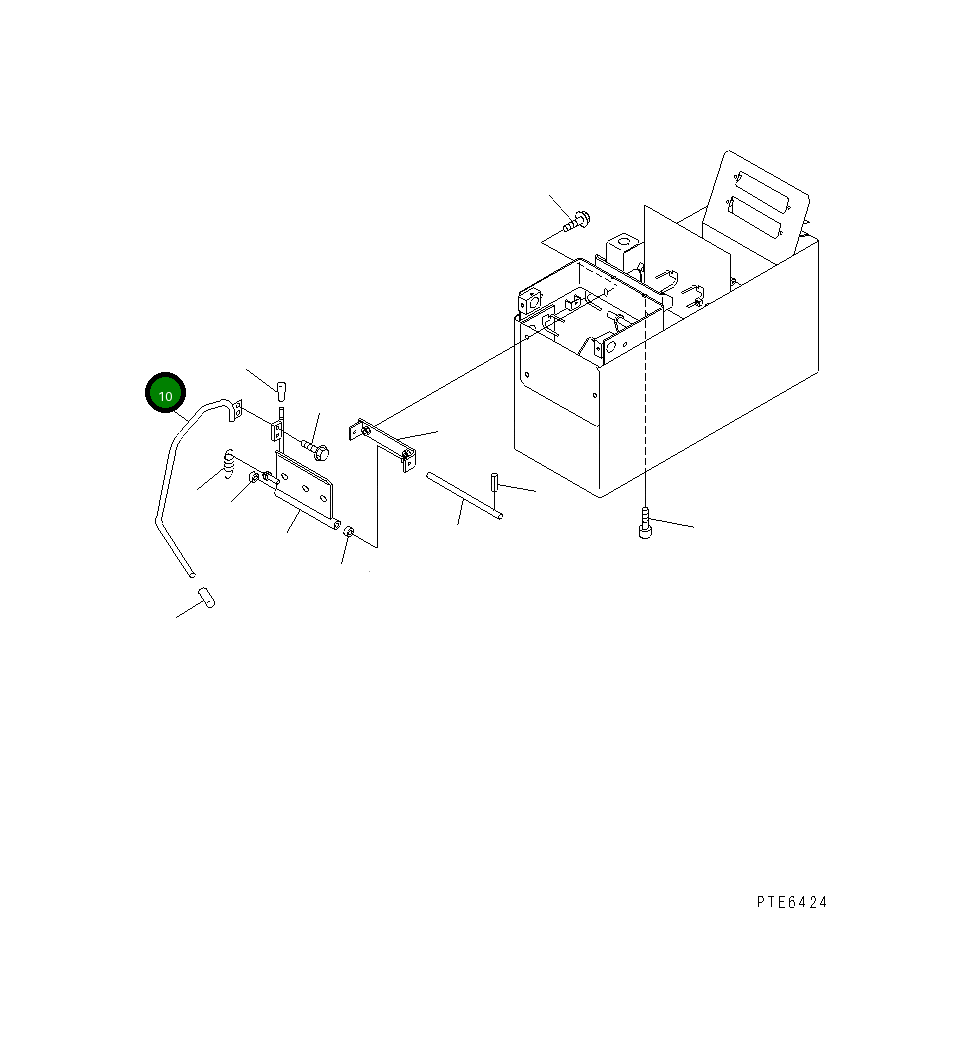 Рычаг 419-43-28170 Komatsu