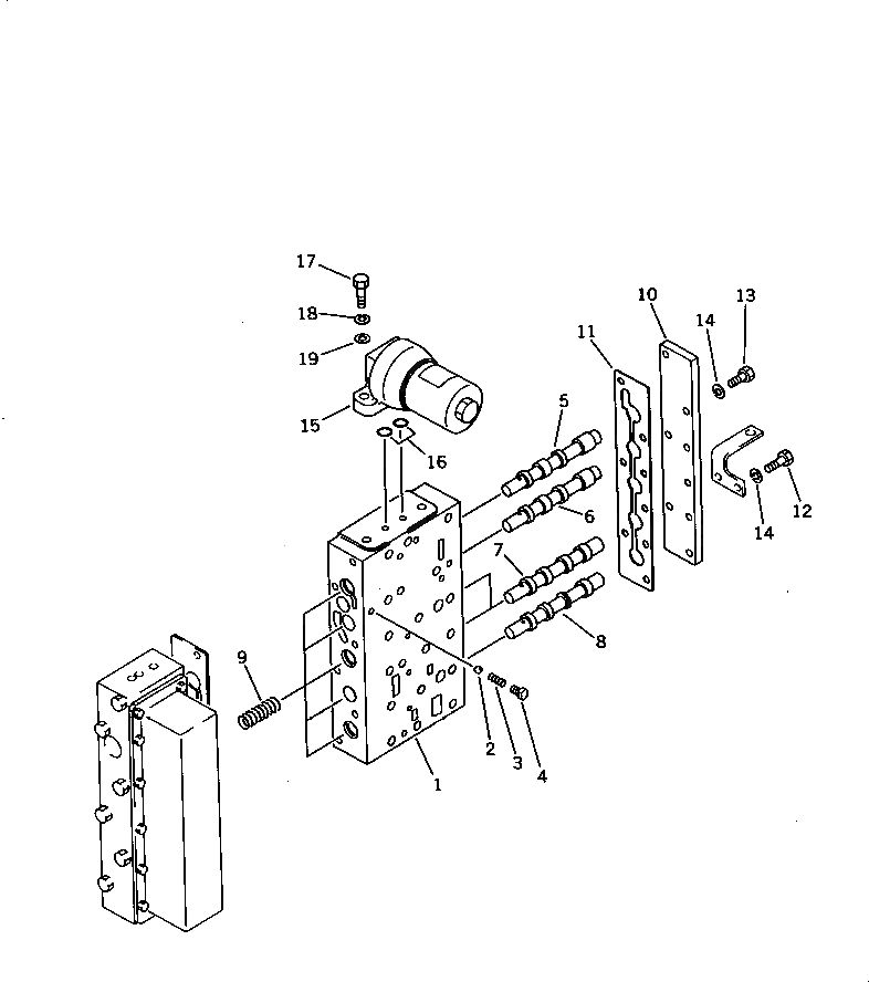 Крышка 419-15-16122  Komatsu