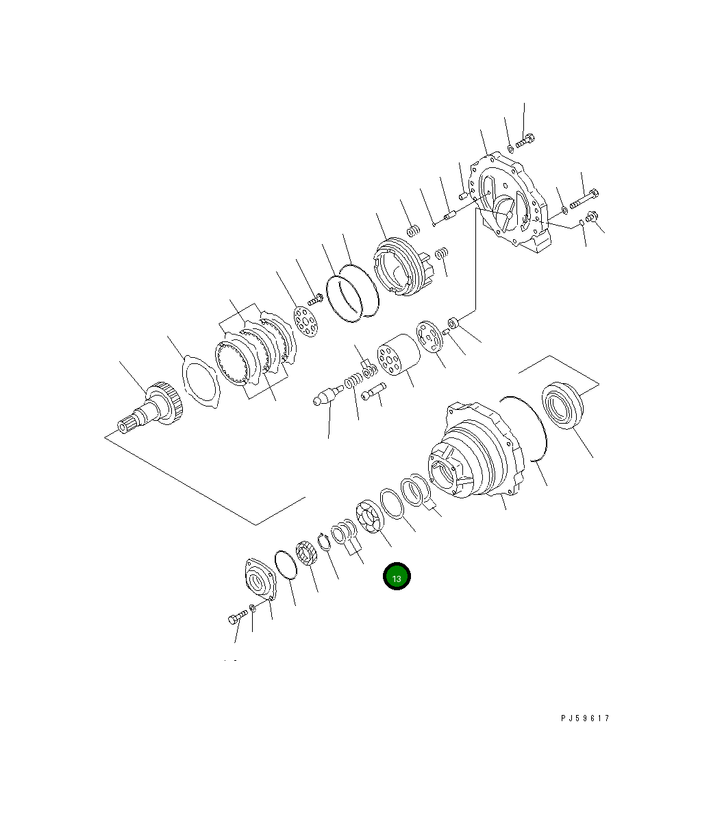 Подшипник 706-7E-11350  Komatsu