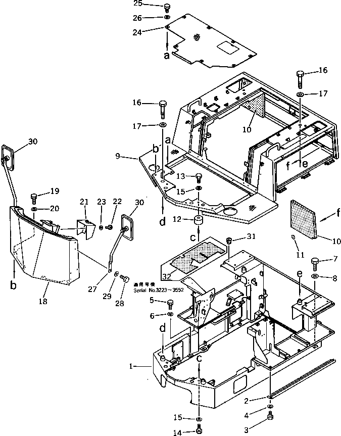 Крышка 362-54-13120 Komatsu
