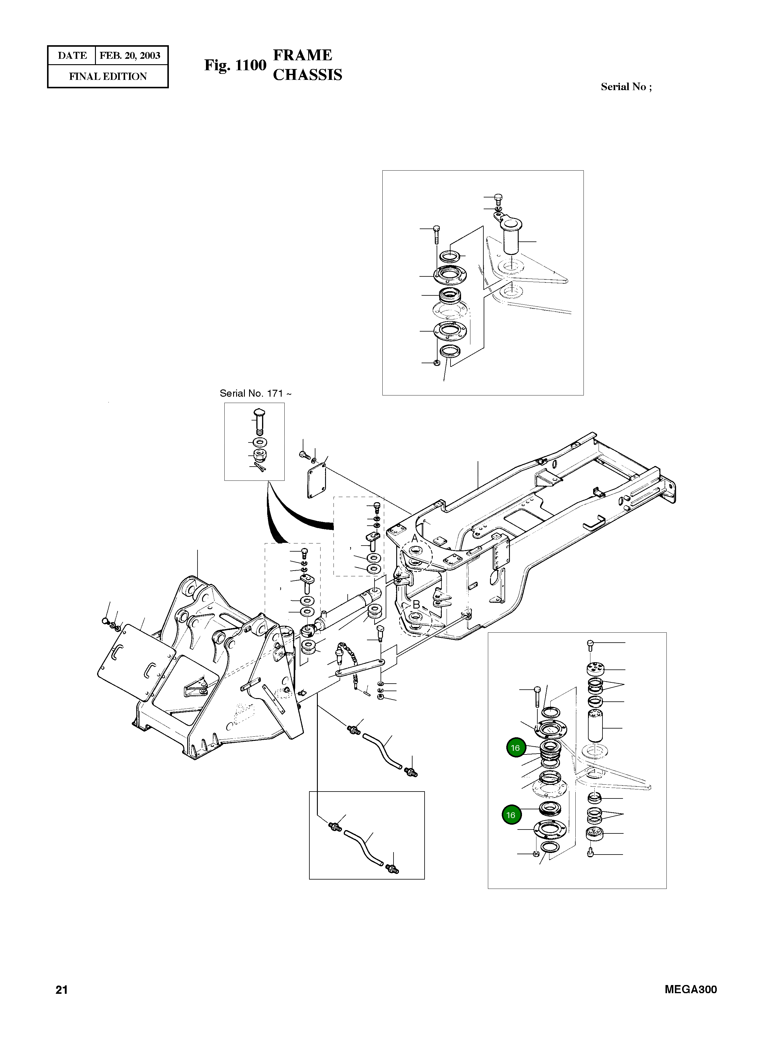 Подшипник 4109-9404  Komatsu