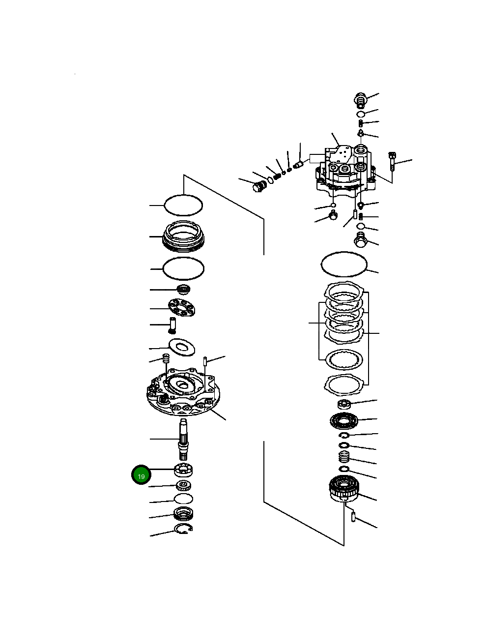 Подшипник 708-7S-22140 Komatsu
