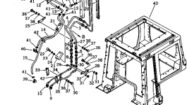 Кронштейн 125-Y79-4570 Komatsu