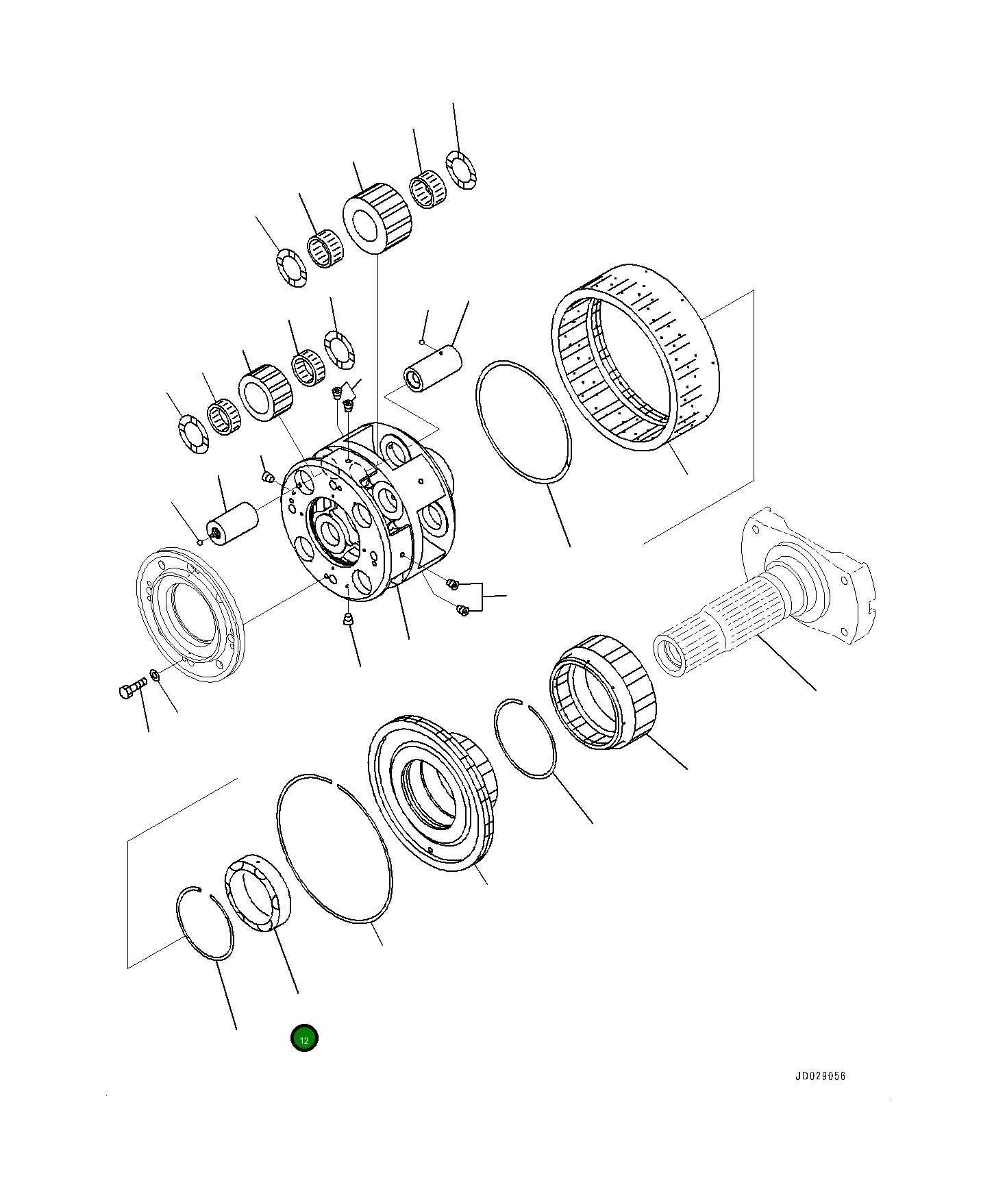 Подшипник 561-15-79680 Komatsu