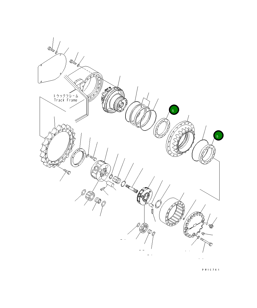 Подшипник 20Y-27-31320 Komatsu