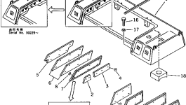 Крышка 205-56-12220 Komatsu