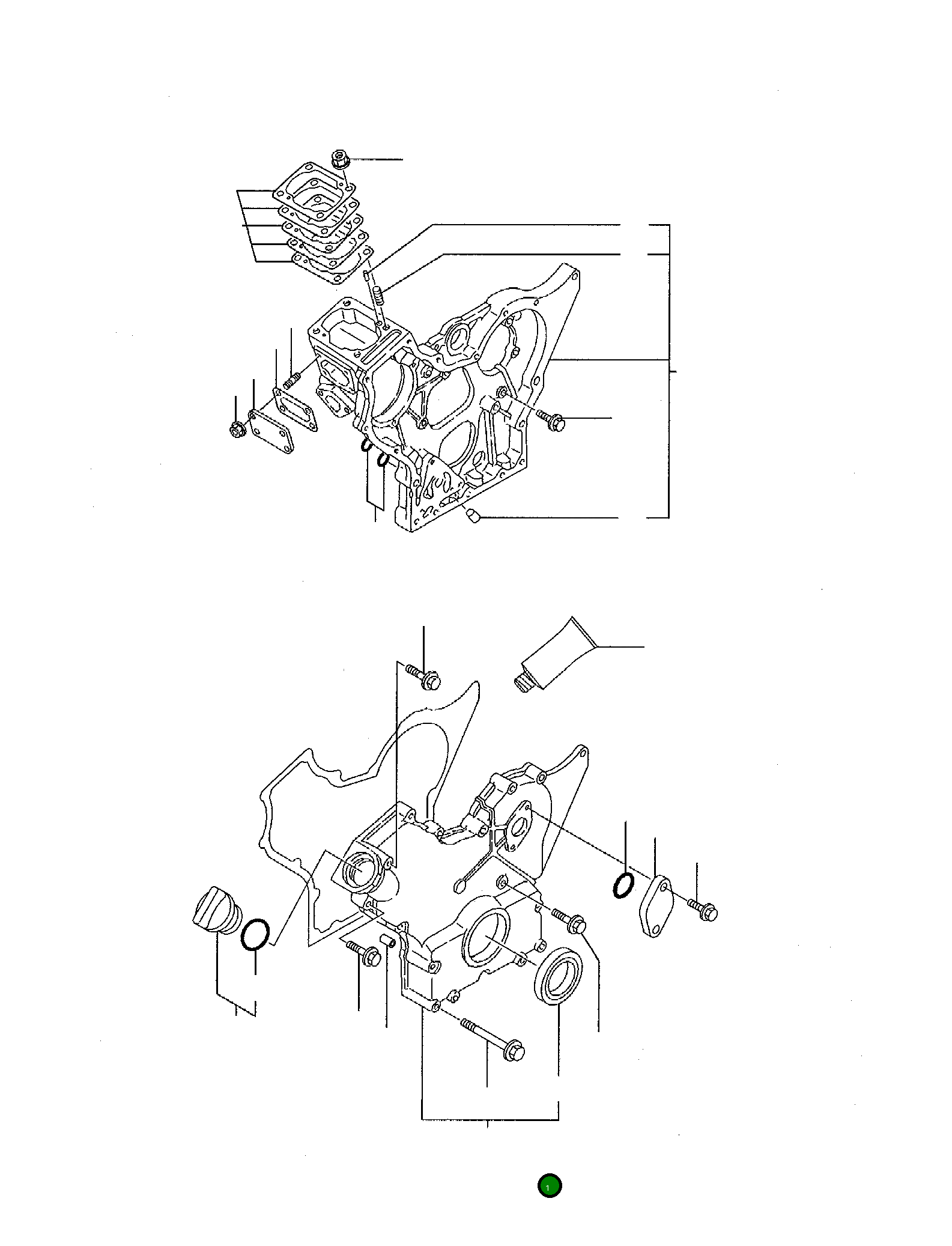 Крышка YM119610-01590 Komatsu