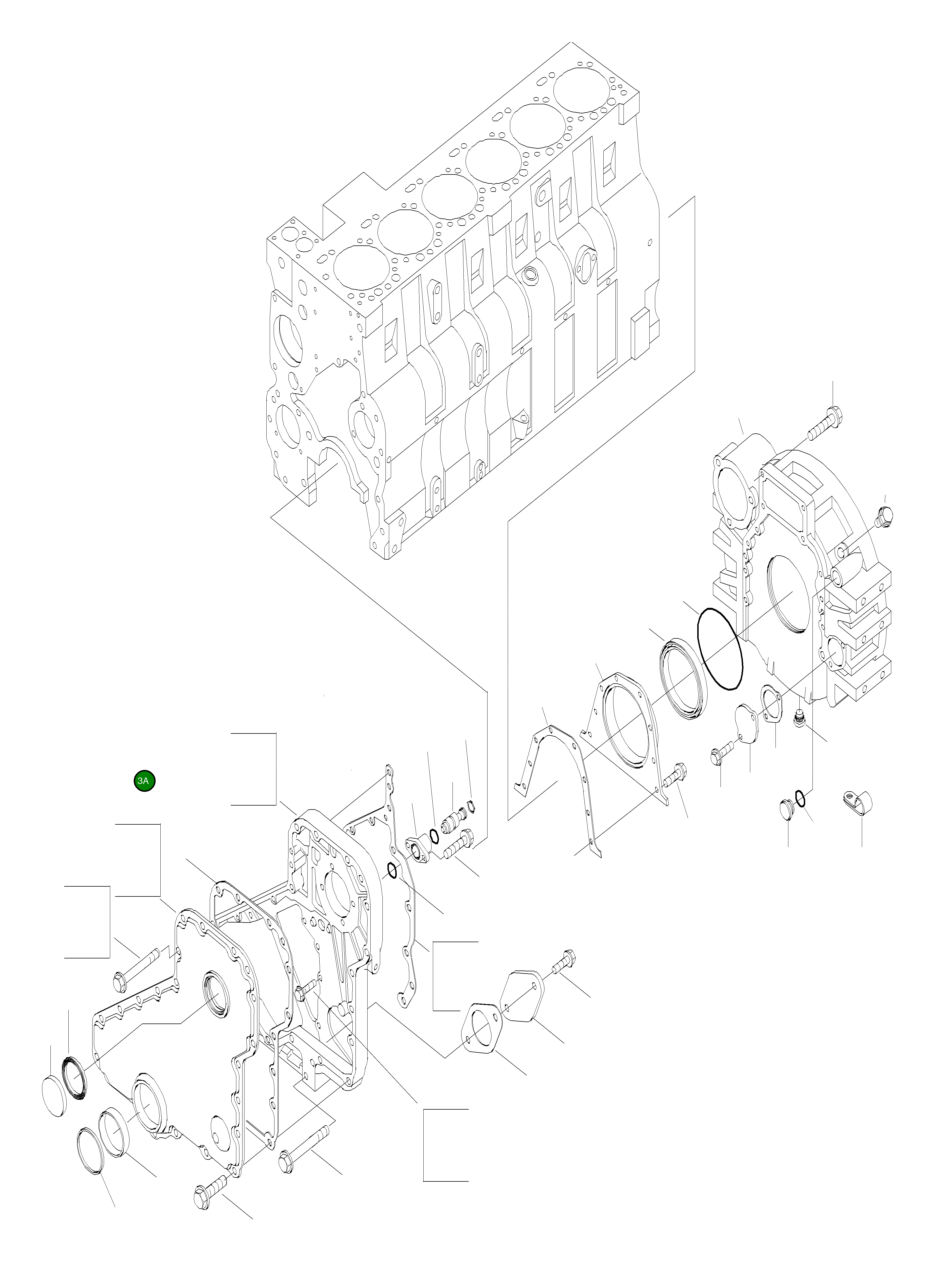 Крышка CU3926847 Komatsu