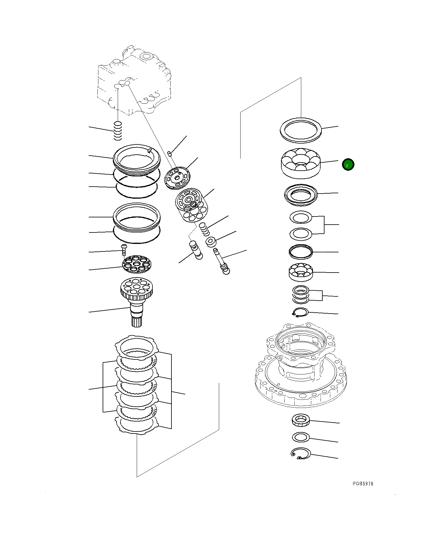 Подшипник 706-75-43880 Komatsu