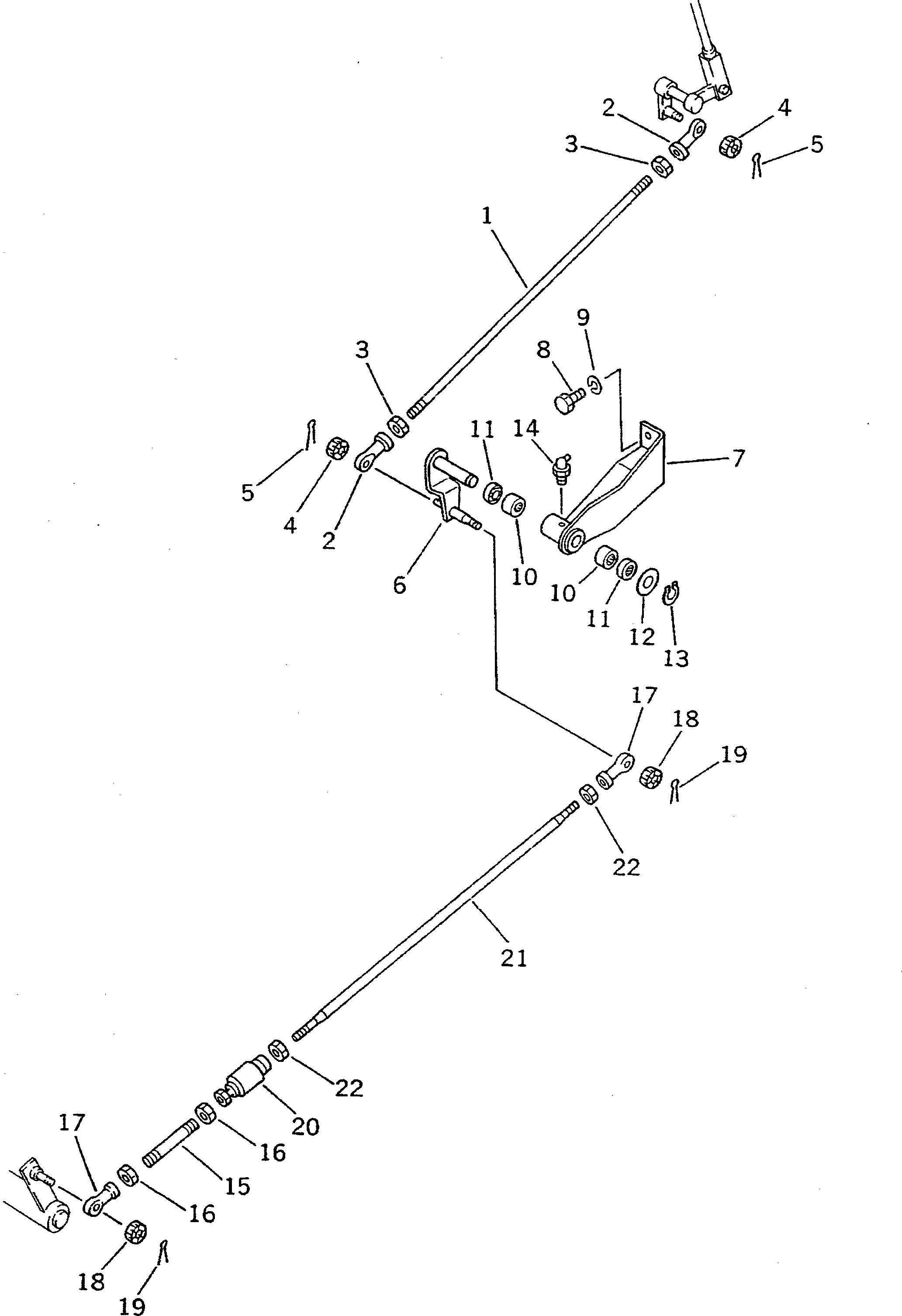 Рычаг 145-43-53310 Komatsu