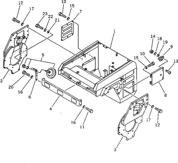 Крышка 258-10-26721  Komatsu