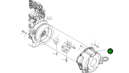 Крышка 22J-01-25231 Komatsu