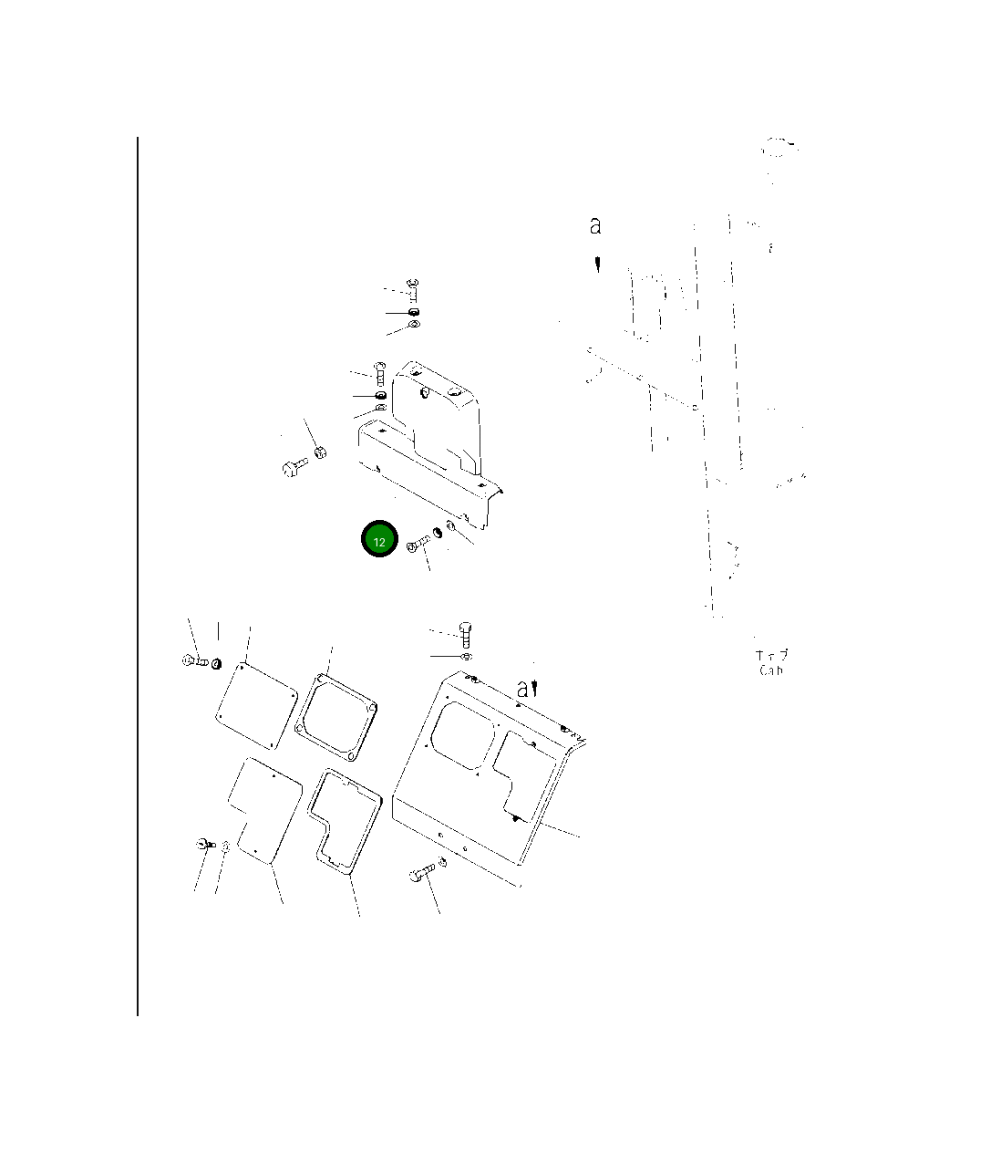 Крышка 423-54-52980  Komatsu