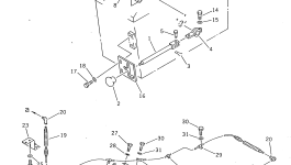 Кронштейн 41E-U43-1111 Komatsu
