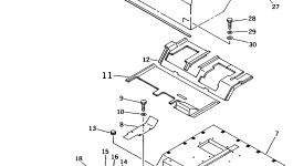 Крышка 569-54-63460  Komatsu
