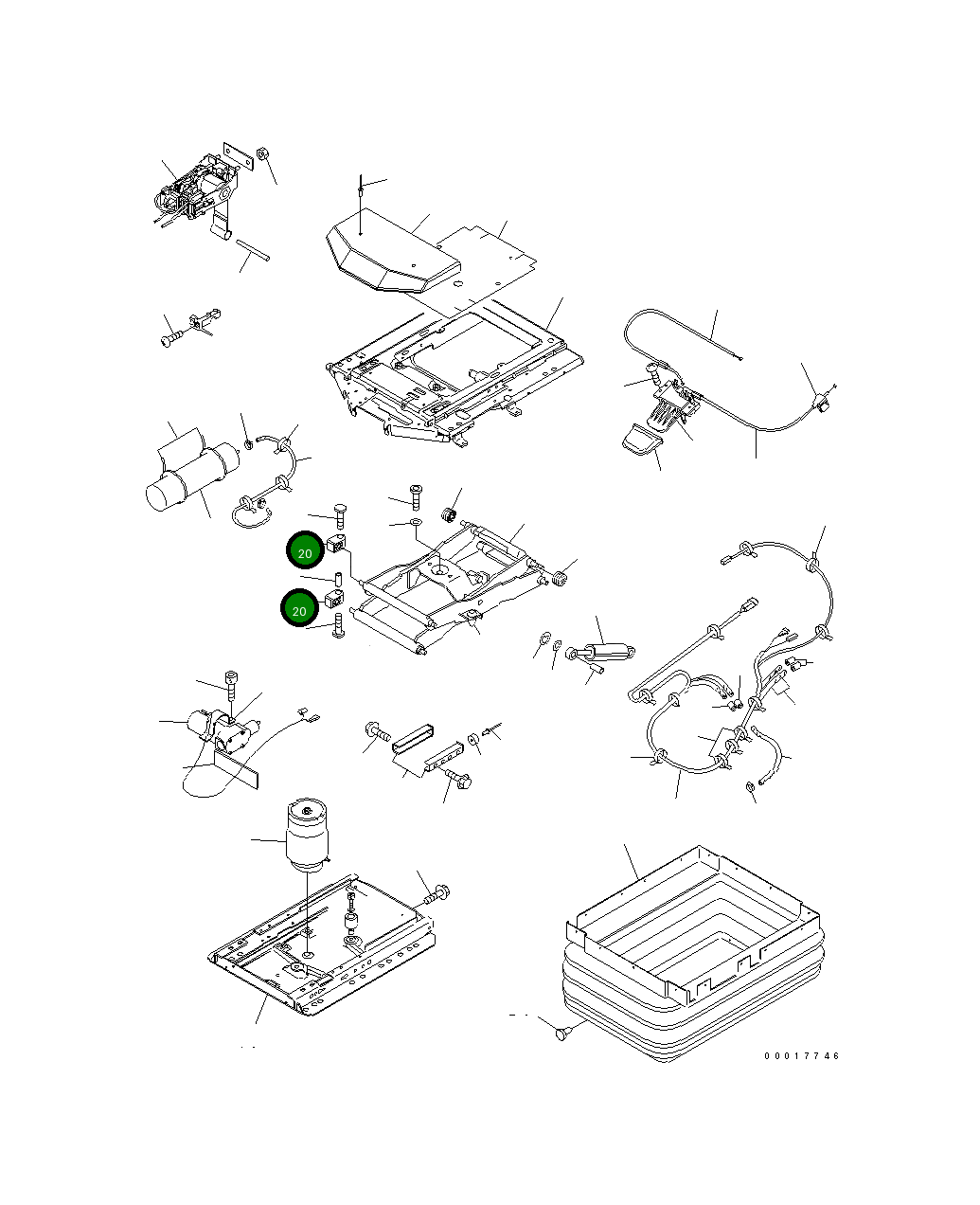 Подшипник 20K-57-32860 Komatsu